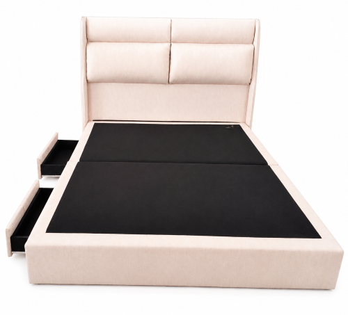 Alternative view of Java drawer bedframe