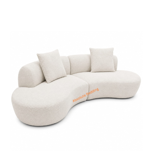 Elegance Curved Fabric Sofa