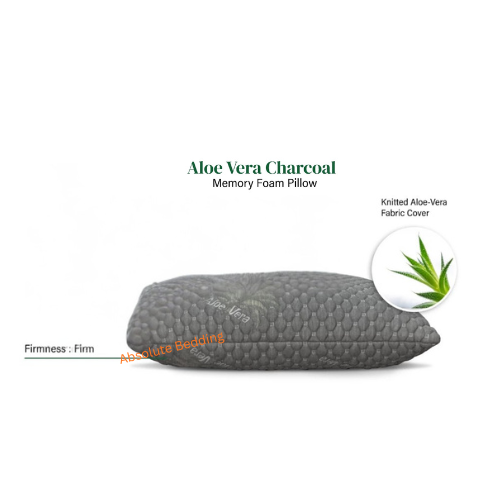 Alternative view of Hillcrest Memory Foam HoneyComb Charcoal Deluxe Pillow